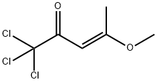 3-Penten-2-one, 1,1,1-trichloro-4-methoxy-, (3E)- 구조식 이미지