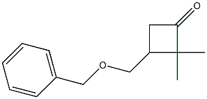 3-[(benzyloxy)methyl]-2,2-dimethylcyclobutan-1-one Structure