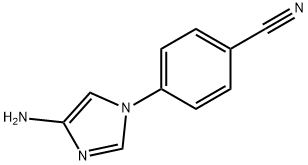 4-Amino-1-(4-cyanophenyl)imidazole 구조식 이미지