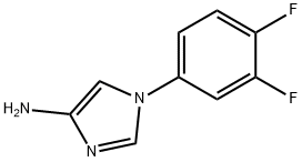 4-Amino-1-(3,4-difluorophenyl)imidazole Structure