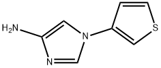 4-Amino-1-(3-thienyl)imidazole Structure