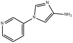 4-Amino-1-(3-pyridyl)imidazole Structure