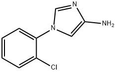4-Amino-1-(2-chlorophenyl)imidazole 구조식 이미지