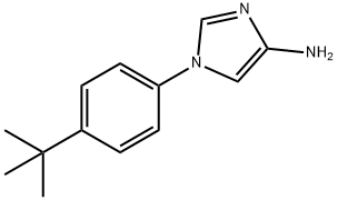 4-Amino-1-(4-tert-butylphenyl)imidazole 구조식 이미지