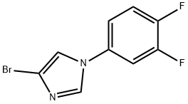 4-Bromo-1-(3,4-difluorophenyl)imidazole Structure