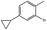 2-bromo-4-cyclopropyl-1-methylbenzene Structure