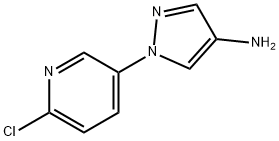 4-Amino-1-(6-chloro-3-pyridyl)pyrazole 구조식 이미지