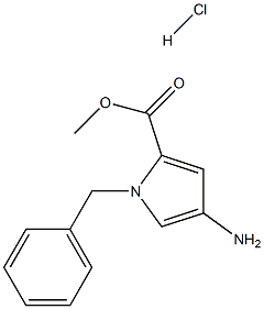methyl 4-amino-1-benzyl-1H-pyrrole-2-carboxylate hydrochloride Structure
