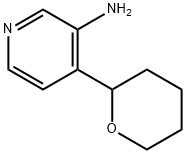 3-AMINO-4-(2-TETRAHYDROPYRANYL)PYRIDINE Structure