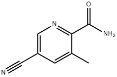 5-cyano-3-methylpicolinamide Structure