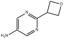 2-(oxetan-3-yl)pyrimidin-5-amine Structure