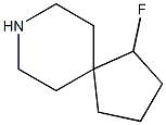 1-fluoro-8-azaspiro[4.5]decane Structure