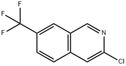 3-chloro-7-(trifluoromethyl)isoquinoline 구조식 이미지