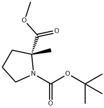 N-Boc-2-methyl-D-proline methyl ester Structure