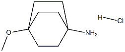 4-methoxybicyclo[2.2.2]octan-1-amine hydrochloride Structure