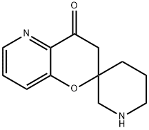 3',4'-dihydrospiro[piperidine-3,2'-pyrano[3,2-b]pyridin]-4'-one Structure