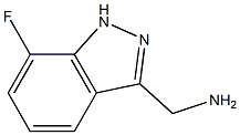 (7-fluoro-1H-indazol-3-yl)methanamine Structure