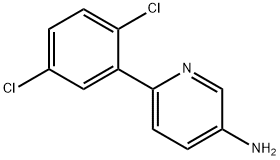 6-(2,5-Dichlorophenyl)pyridin-3-amine 구조식 이미지