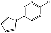 2-Chloro-5-(1H-pyrrol-1-yl)pyrimidine 구조식 이미지