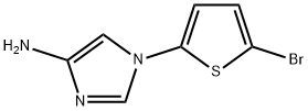 4-Amino-1-(5-bromo-2-thienyl)imidazole 구조식 이미지