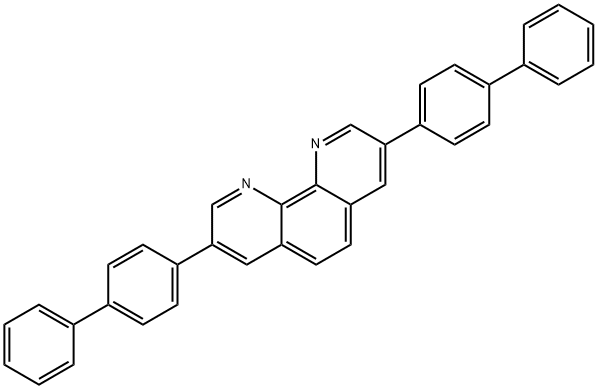 3,8-di([1,1'-biphenyl]-4-yl)-1,10-phenanthroline 구조식 이미지