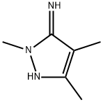 2,4,5-trimethyl-2,3-dihydro-1H-pyrazol-3-imine Structure