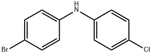 4-chloro-4'-bromodiphenylamine 구조식 이미지