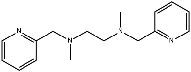 N,N'-dimethyl-N,N'-bis(pyridin-2-ylmethyl)ethane-1,2-diamine Structure