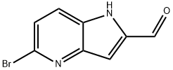 5-bromo-1H-pyrrolo[3,2-b]pyridine-2-carbaldehyde Structure