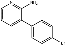 3-(4-BROMOPHENYL)PYRIDIN-2-AMINE 구조식 이미지