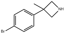 3-(4-bromophenyl)-3-methylazetidine Structure