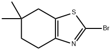 2-bromo-6,6-dimethyl-4,5,6,7-tetrahydro-1,3-benzothiazole Structure