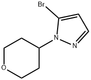 5-BROMO-1-(4-TETRAHYDROPYRANYL)-1H-PYRAZOLE Structure