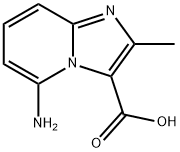 5-amino-2-methylimidazo[1,2-a]pyridine-3-carboxylic acid 구조식 이미지
