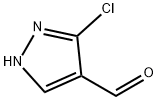 1H-Pyrazole-4-carboxaldehyde, 3-chloro- Structure