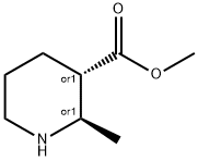 Methyl trans-2-methyl-piperidine-3-carboxylate Structure
