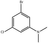 3-Bromo-5-chloro-N,N-dimethylaniline Structure