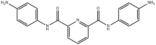 N2,N6-bis(4-aminophenyl)pyridine-2,6-dicarboxamide Structure