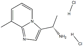 (S)-1-(8-Methylimidazo[1,2-A]Pyridin-3-Yl)Ethanamine Dihydrochloride Structure