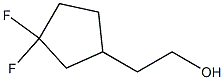 2-(3,3-difluorocyclopentyl)ethan-1-ol Structure