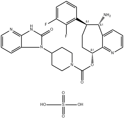 Rimegepant sulfate 구조식 이미지