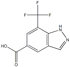 7-(trifluoromethyl)-1H-indazole-5-carboxylic acid Structure