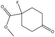 methyl 1-fluoro-4-oxocyclohexane-1-carboxylate Structure