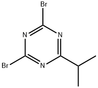 2,4-Dibromo-6-(iso-propyl)-1,3,5-triazine Structure