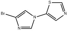 1-(Thiazol-5-yl)-4-bromoimidazole 구조식 이미지