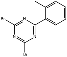 2,4-Dibromo-6-(2-tolyl)-1,3,5-triazine 구조식 이미지