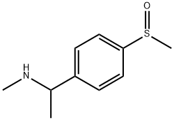 [1-(4-methanesulfinylphenyl)ethyl](methyl)amine Structure