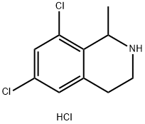 6,8-dichloro-1-methyl-1,2,3,4-tetrahydroisoquinoline hydrochloride Structure