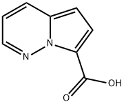 Pyrrolo[1,2-b]pyridazine-7-carboxylic acid 구조식 이미지