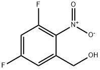 3,5-Difluoro-2-nitrobenzyl alcohol Structure